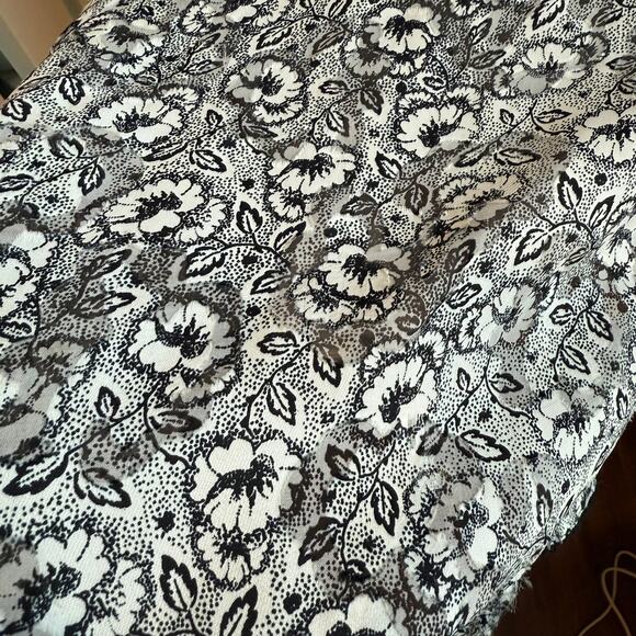 Derek Lam 10 Crosby Silk Blend Floral Jacquard Black White Mini Skirt Women’s 4 - Picture 9 of 9